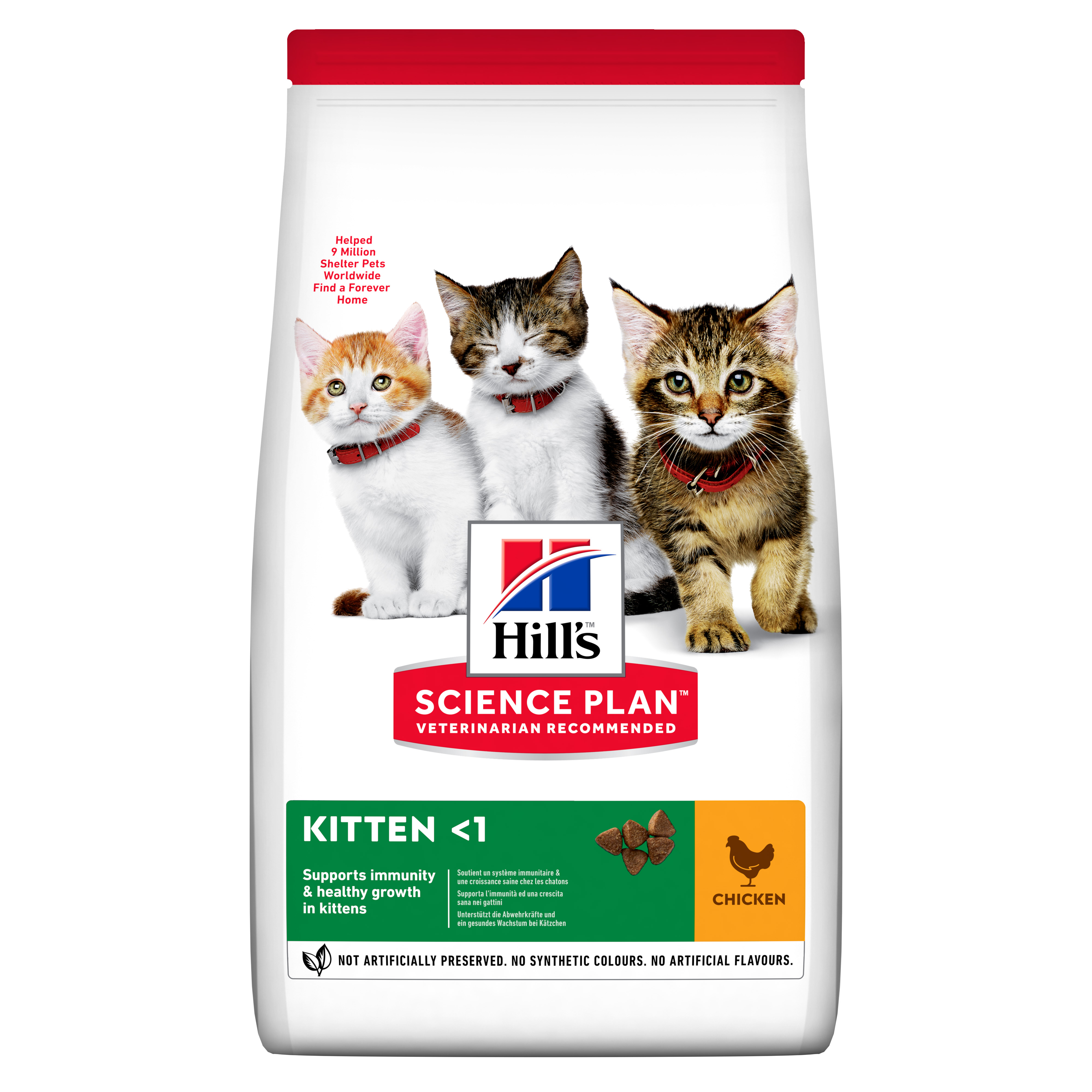 אוכל לחתולים Hill's Science Plan Kitten Healthy Development