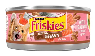 24 יח פריסקיז שימורים לחתול נתחי צ'אנקי סלמון עם EXTRA רוטב