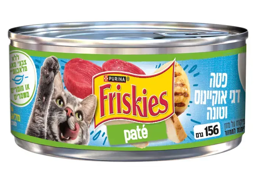 24 יח פריסקיז שימורים לחתול פטה דגי אוקיינוס וטונה