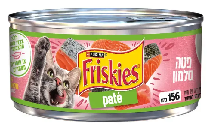 24 יח פריסקיז שימורים לחתול פטה סלמון