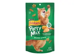 פריסקיז חטיפי PARTY MIX לחתול בטעם עוף הודו וגבינת צ'דר