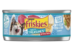 פריסקיז Tasty Treasures נתחי דג אוקיינוס וטונה ברוטב