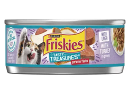 פריסקיז Tasty Treasures נתחי הודו וכבד ברוטב