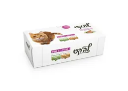 לה קט מעדני מולטיפק לחתולים בקר ועוף