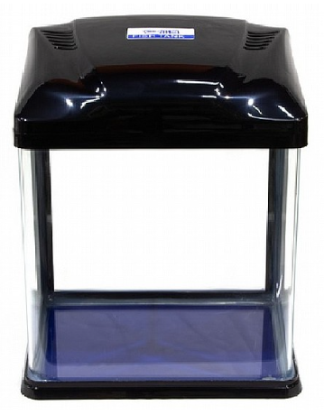 קוקו B אקווריום שחור עם קיט ציוד מלא - גודל לבחירה 