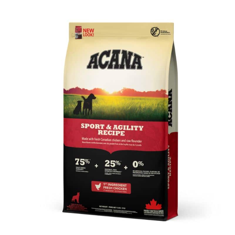 אקאנה מזון לכלבי ספורט ועבודה