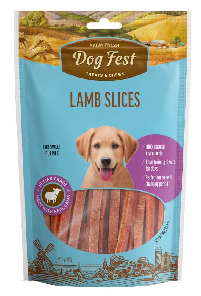 חטיף רצועות כבש לגורי כלבים