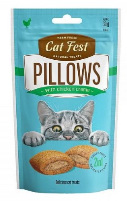 קט פסט חטיף כריות לחתול בטעם עוף