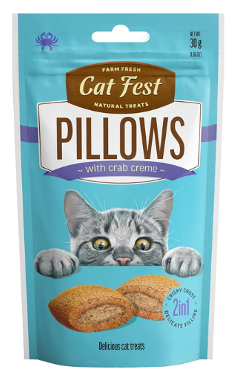 קט פסט חטיף כריות לחתול בטעם סרטן