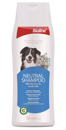 ביוליין שמפו טבעי לכלבים וחתולים