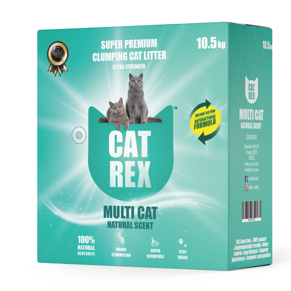 CAT REX חול מתגבש - חול לחתולים