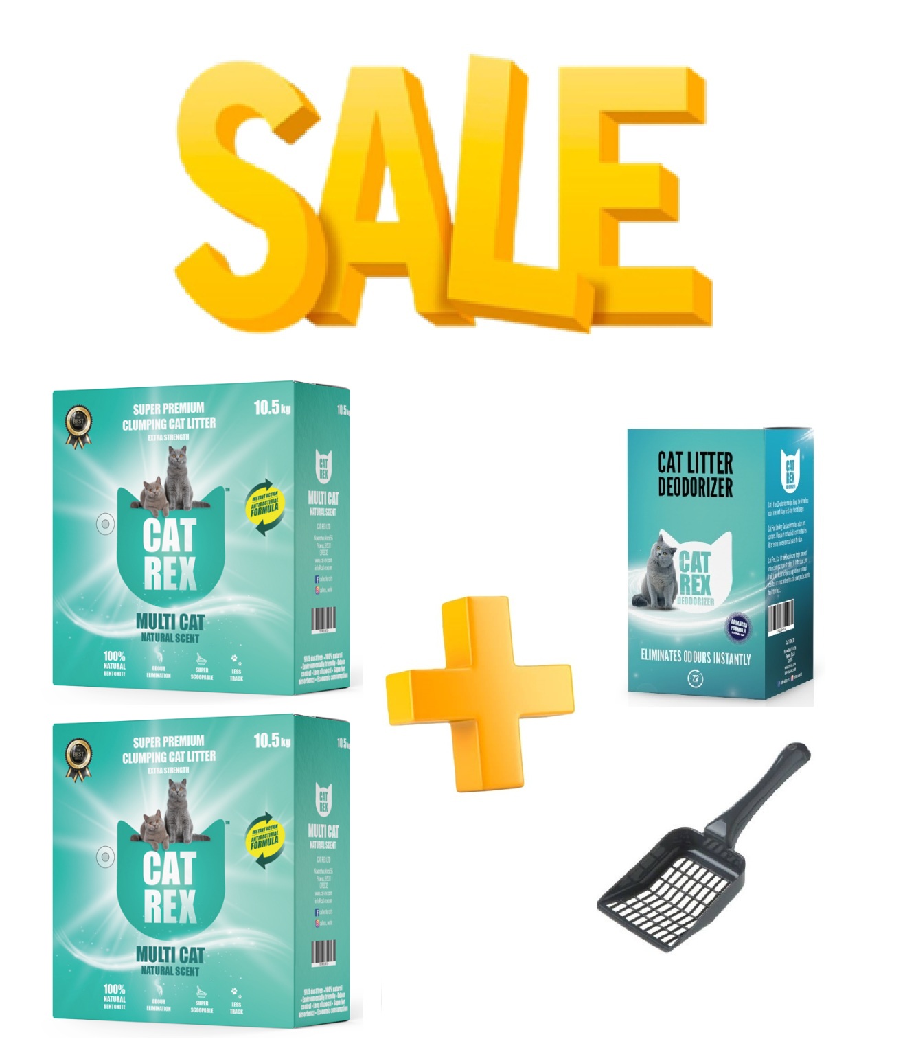 מבצע! בקניית 2 חול קט-רקס לחתול 10.5ק"ג קבלו 2 מתנות!