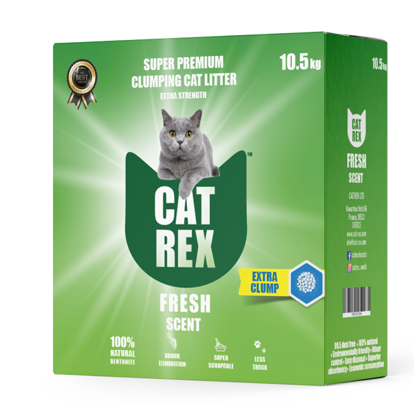 CAT REX חול מתגבש - חול לחתולים