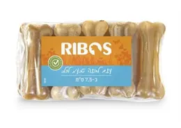 ריבוס עצמות דחוסות ללעיסה לכלב קטן