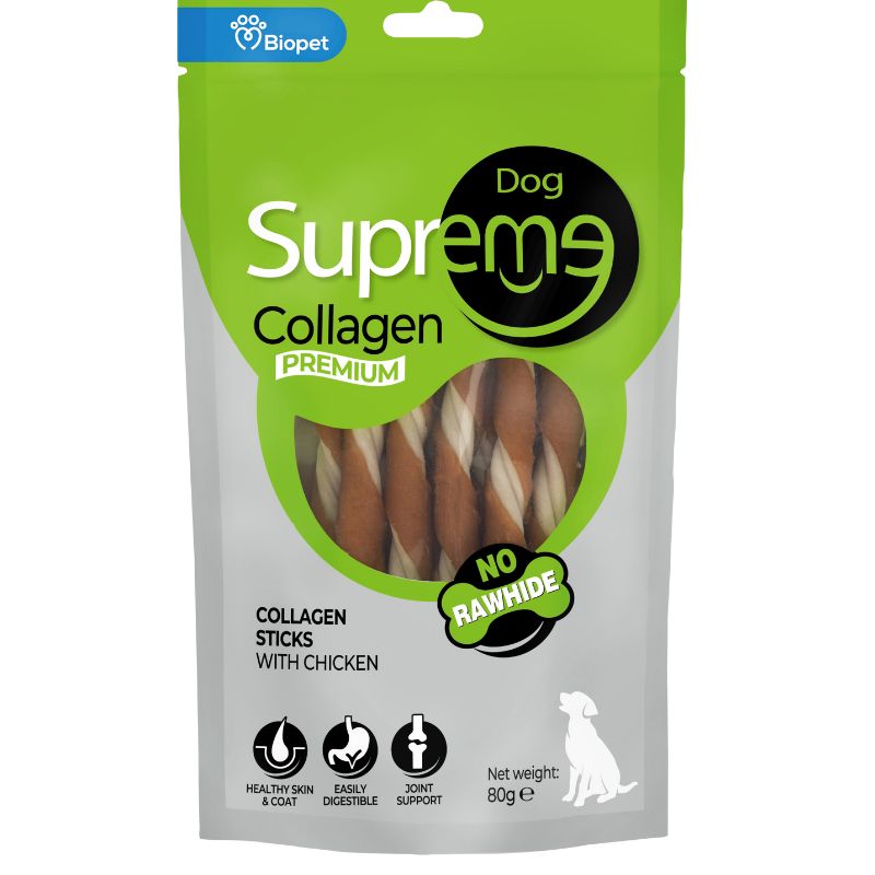 סופרים חטיף קולגן בצורת סטיקס לכלב