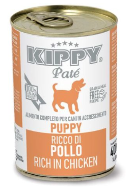 מעדן בטעם עוף לגורי כלבים