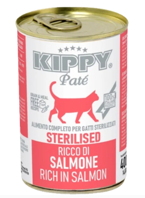 מעדן לחתולים מסורסים/מעוקרות בטעם סלמון