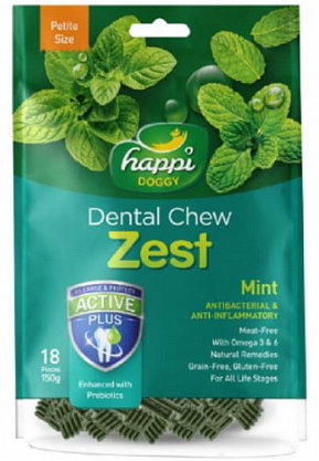 הפי דוגי חטיף דנטלי בטעם מנטה