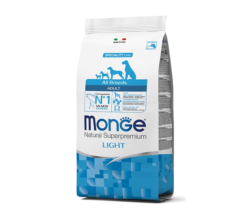 מונג' מזון לכלב בוגר לייט סלמון ואורז
