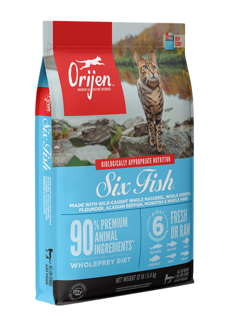 אוכל לחתולים Orijen 6 Fish For Cats