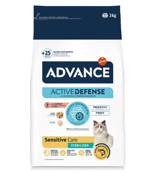 אדוונס מזון יבש לחתול היירבול סטרילייזד הודו