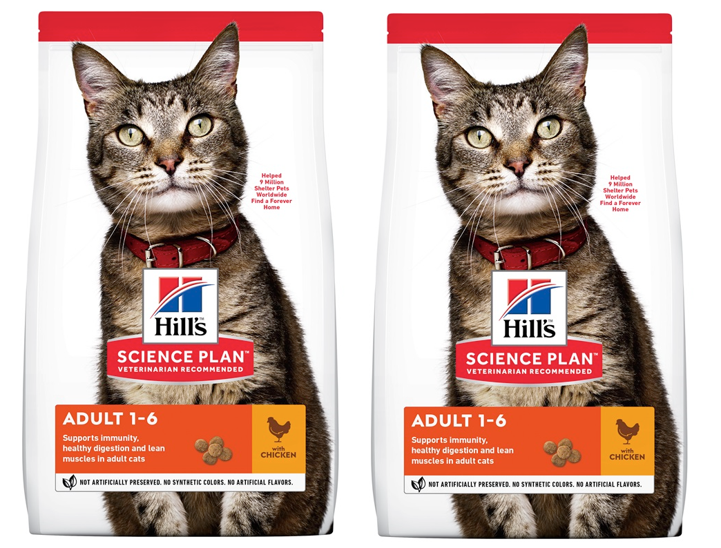 2 שקי הילס עוף לחתול בוגר 3ק"ג כל שק 