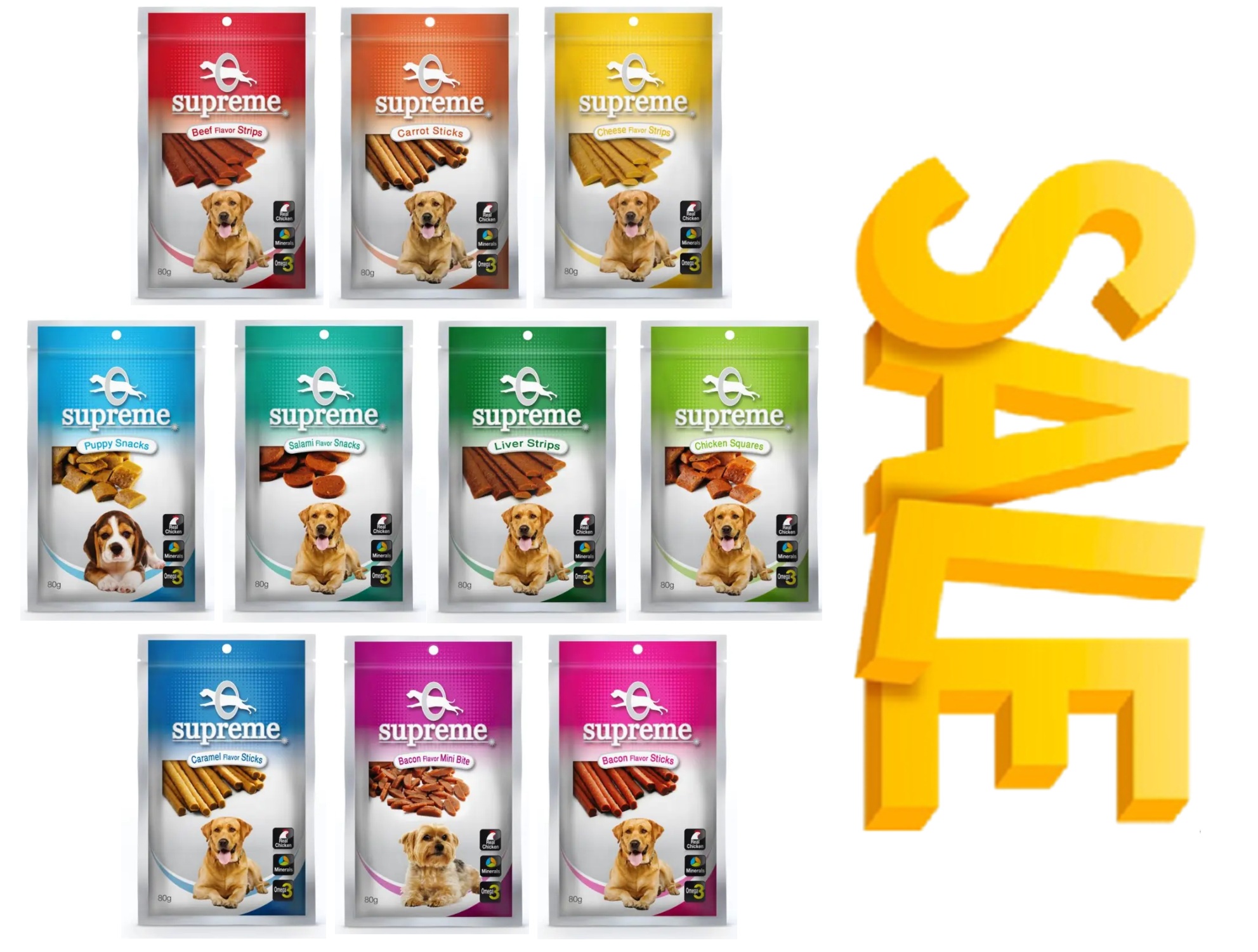 מבצע! 12 יחידות חטיפי סופרים לכלב ב-99ש"ח בלבד! 