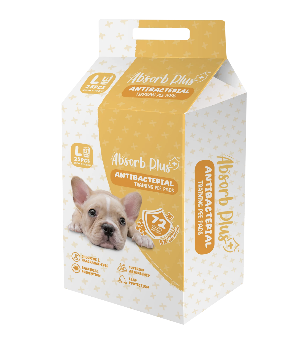 אבסורב 25 יחידות פדים אנטיבקטריאליים ענקיים