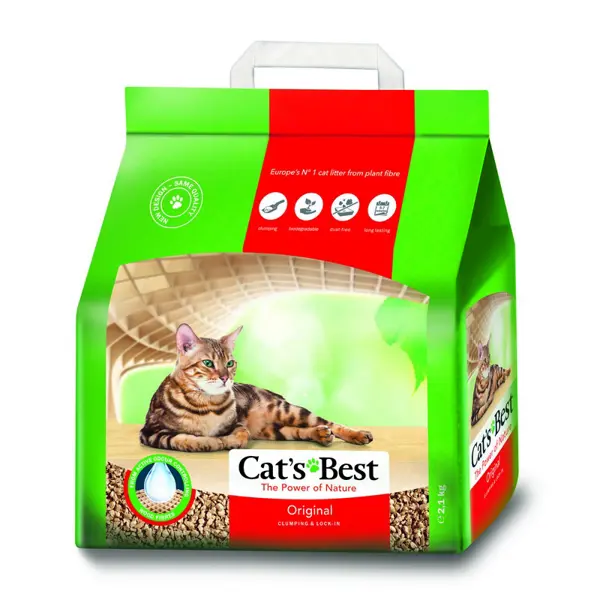 Cat's Best שבבי עץ מתגבשים - חול לחתולים