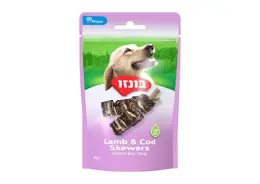 חטיף בונזו שיפוד כבש ודג בקלה