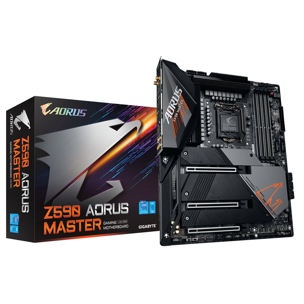 לוח אם GIGABYTE Z590 AORUS MASTER ATX MOTHERBOARD