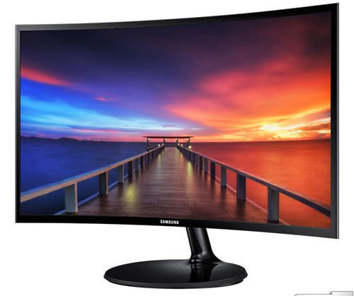 מסך מחשב 23.5 Samsung C24F390FH CURVED 4ms VGA HDMI