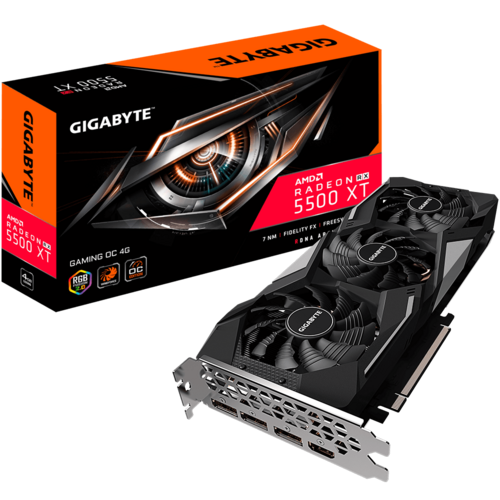 כרטיס מסך RX 5500 XT GAMING OC 4GB שGIGABYTE Radeon