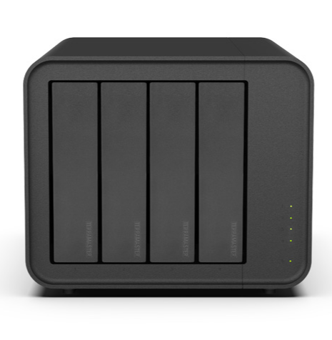 שרת אחסון Terramaster F4-424 4-BAY NAS N97 8GB DDR5 2.5GbE