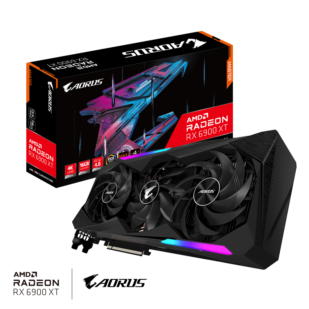 כרטיס מסך Gigabyte Aorus RADEON RX6900XT MASTER 16G PCIE 4.0