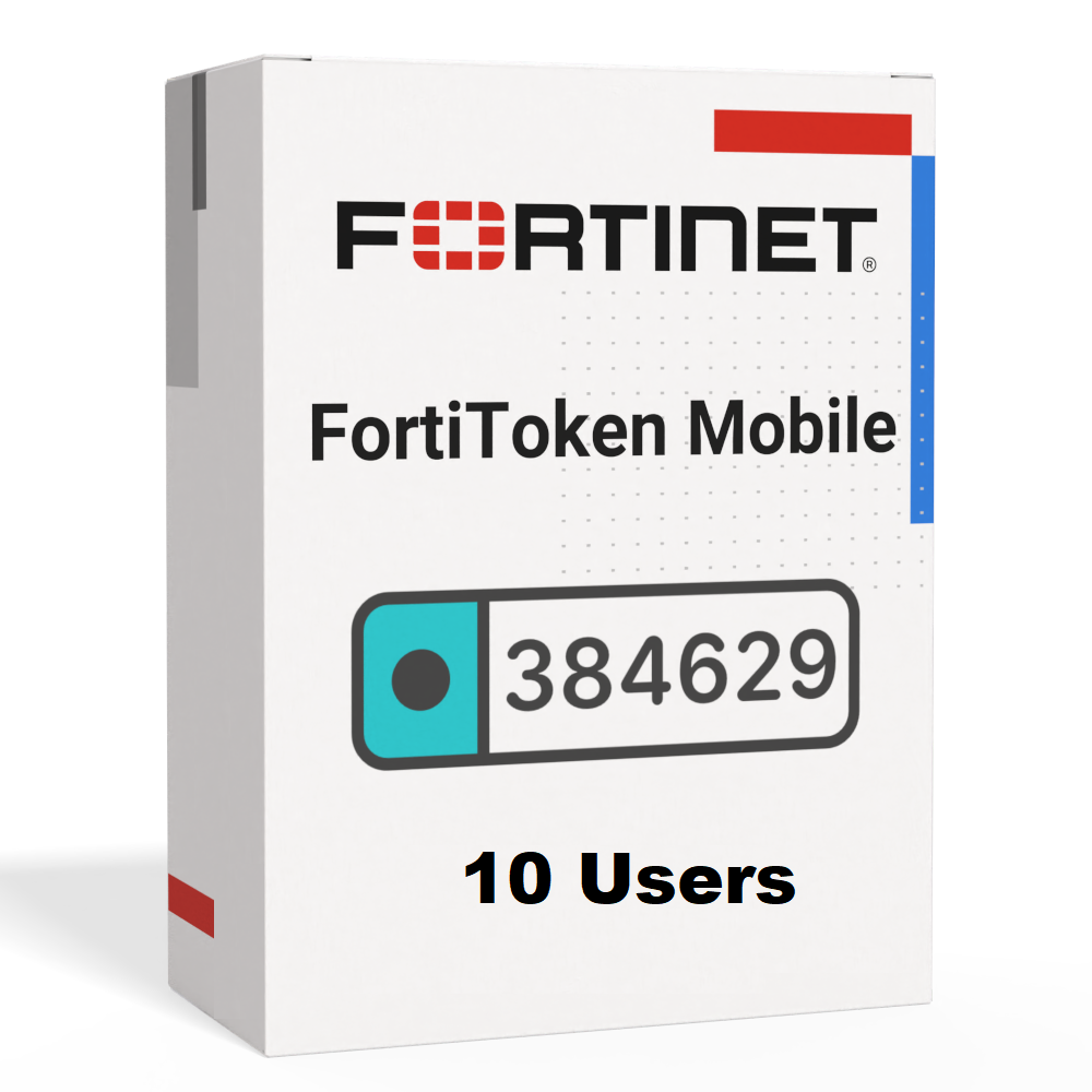 רישיון Fortinet FortiTokenMobile 10 User Electronic License