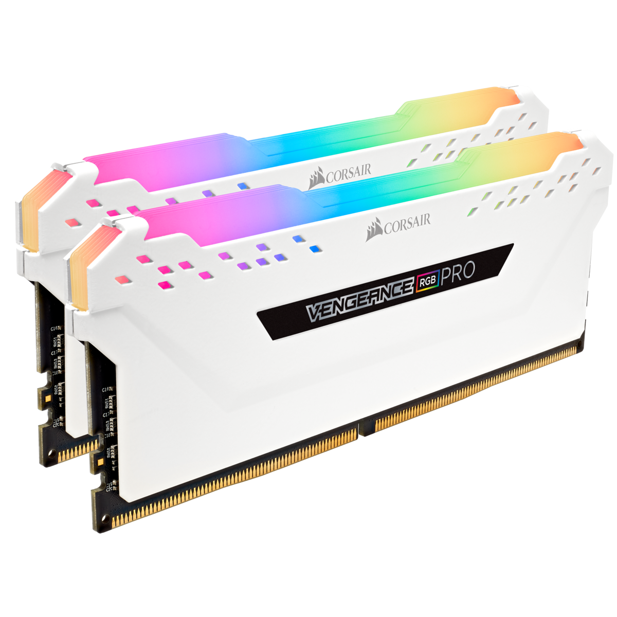 זכרון קיט לבן CORSAIR CMW32GX4M2C3200C16W 2X16 32GB DDR4 3200MHz