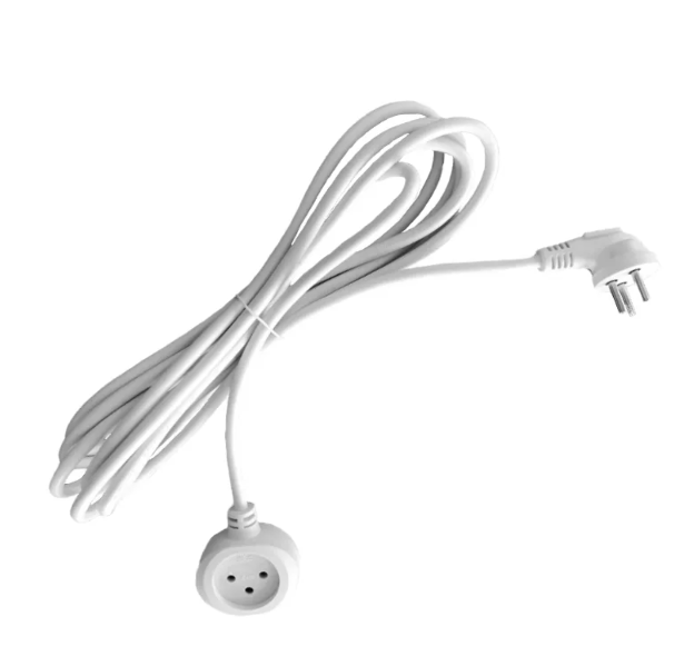 כבל מאריך חשמל 5 מטר הספק מירבי 16A 3500W