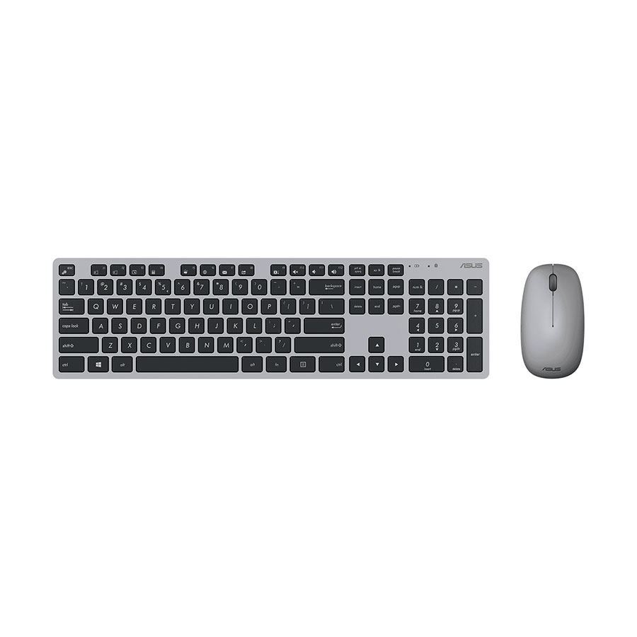 סט מקלדת ועכבר אלחוטי ASUS W5000 Copilot Grey