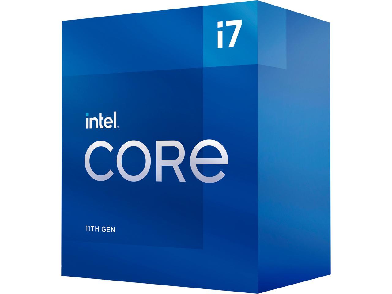 מעבד דור 11 Intel I7-11700 BOX 8Crs 16Thrd 2.5Ghz 65W UHD 750 GPU