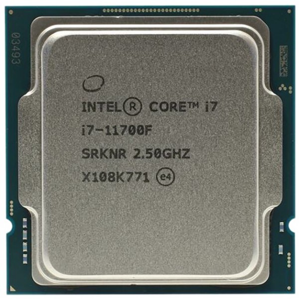 מעבד דור 11 INTEL Core i7-11700F Tray up to 4.90 GHz 16M Cache
