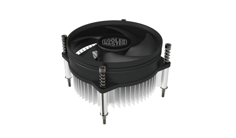 מאוורר למעבדי אינטל COOLER MASTER I30 Aluminium 115X