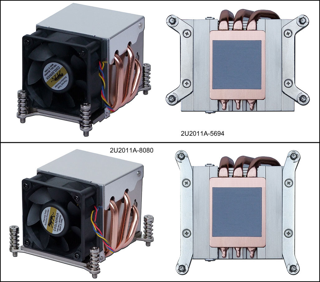 מאוורר מרובע למעבדי אינטל סוקט 2011 GENESYS 2U