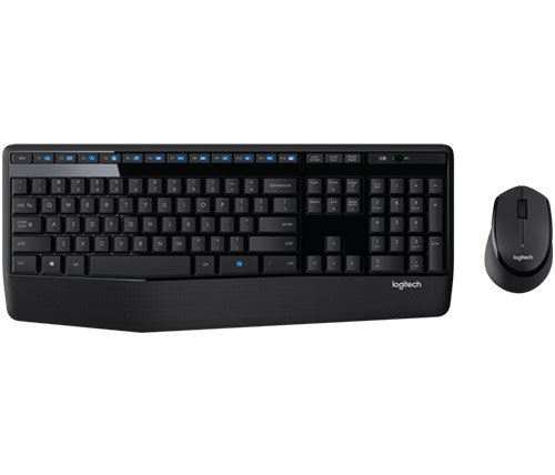 סט מקלדת ועכבר אלחוטיים לוגיטק Logitech Wireless Combo MK345 עברית ואנגלית
