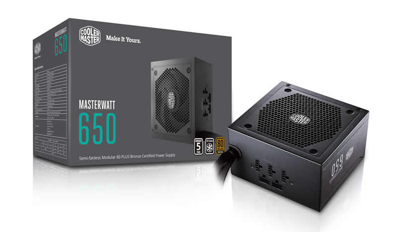 ספק כח COOLER MASTER MW 650W Semi-Modular Bronze