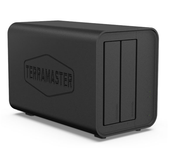 שרת אחסון Terramaster F2-424 2-BAY NAS N95 8GB DDR5 2.5GbE