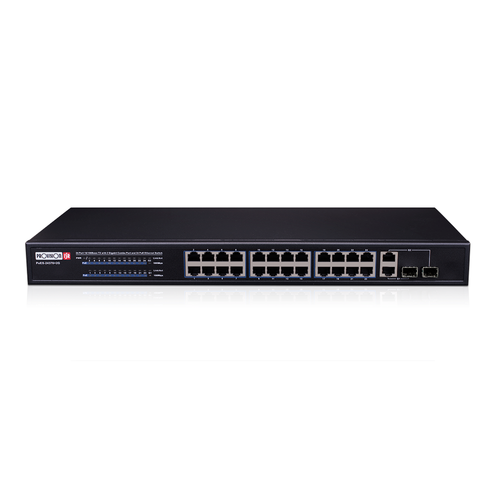 סוויץ' Provison POES-24370 plus 2G 24 plus 2 CP POE