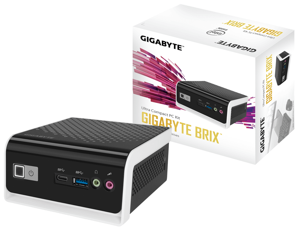 מיני מחשב ביירבון בלבד Gigabyte Brix J4105