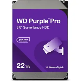 דיסק WD 22TB PURPLE Pro Survailance 512MB Cache 7200 rpm SATA III