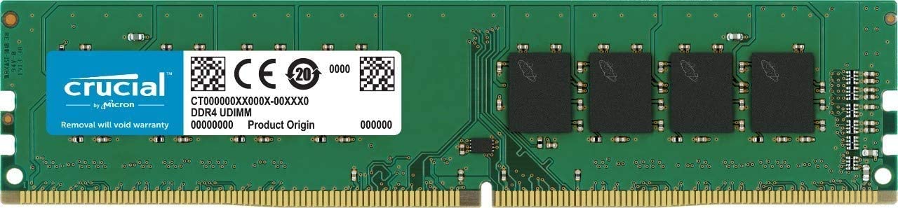 זיכרון לנייח CRUCIAL 16GB DDR4 3200 UDIMM 1.2V